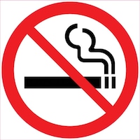 ミツギロン ミツギロン デザインシール (喫煙禁止) 283φ G17