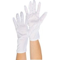 マックス MAX 低発塵制電ストライプ手袋(ロング) (10