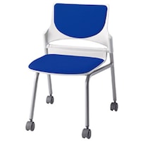 NAIKI 会議用チェアー 色:ブルー E2742FBL 1脚