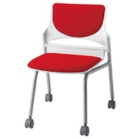 NAIKI 会議用チェアー 色:レッド E2742FRE 1脚