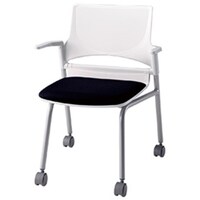 NAIKI 会議用チェアー 色:ブラック E2751FBK 1脚