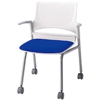 NAIKI 会議用チェアー 色:ブルー E2751FBL 1脚