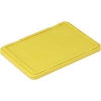 岐阜プラスチック工業 RISU ボックス型コンテナ 101118 B型プラテナーB24蓋 黄