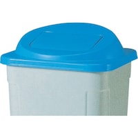 岐阜プラスチック工業 RISU 樹脂ごみ箱 美サイクルボックスD110F2蓋 青