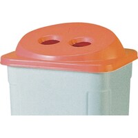 岐阜プラスチック工業 RISU 樹脂ごみ箱 367835 美サイクルボックスD110K蓋 赤