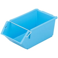 岐阜プラスチック工業 RISU ボックス型コンテナ 133348 B型プラテナーN9 青