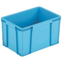 岐阜プラスチック工業 RISU ボックス型コンテナ 422428 RHコンテナーRH24B 青