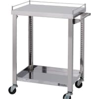 東製作所 アズマ 3方コボレ止め付きワゴン 2段 3GWG2600K 1台