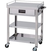 東製作所 アズマ 3方コボレ止め・引出付ワゴン 3段 3GWGO3750K 1台