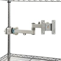 サンコー サンコー 4軸式クリップモニタアームSLIM(ホワイト)