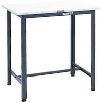 トラスコ中山 TRUSCO 軽荷重立作業台(300kg)HAE型 900X600XH900 基本タイプ ダークグレー色 HAE0960DG 1台