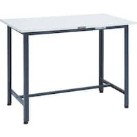 トラスコ中山 TRUSCO 軽荷重立作業台(300kg)HAE型 1200X750XH900 基本タイプ ダークグレー色 HRAE1200DG 1台