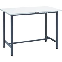 トラスコ中山 TRUSCO 軽荷重立作業台(300kg)HAE型 1200X750XH900 基本タイプ ダークグレー色 HSAE1200DG 1台