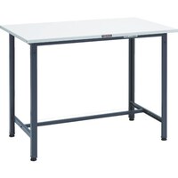 トラスコ中山 TRUSCO 軽荷重立作業台(300kg)HAE型 1200X600XH900 基本タイプ ダークグレー色 HSAE1260DG 1台