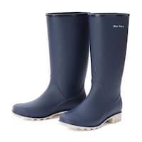 阪神素地 LB8132 レインロングブーツ M 紺