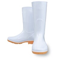 おたふく手袋 JW707 白 耐油長靴 25.5cm