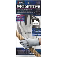 おたふく手袋 厚手ゴム背抜き手袋