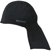 おたふく手袋 ストレッチ カバー付ヘッドキャップ ブラック JW613