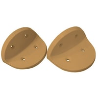 WAKAI ディアウォール用棚受 ライトブラウン