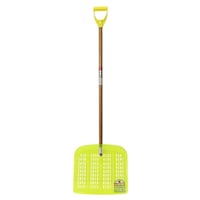 ポリカ雪かき 握付柄共イエロー
