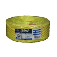 ユタカメイク M117イエロー PSロープ 6mmx100m