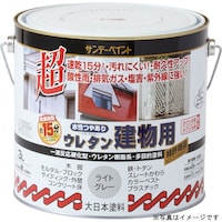 サンデーペイント 水性ウレタン建物用 チョコレート 3L