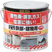 サンデーペイント スーパー油性鉄部建物 グレー 3L