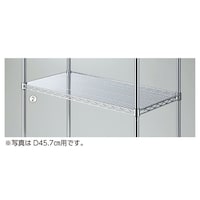 店研創意(ストア・エキスプレス) ワイヤーラック スチール棚用透明シート D60.9cm用 幅90.7cm用
