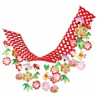 店研創意(ストア・エキスプレス) めでたいお正月プリーツハンガー 長さ180cm