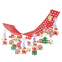 店研創意(ストア・エキスプレス) ファンタジークリスマスプリーツハンガー 長さ180cm