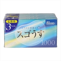 ジェクス スゴうす1000 12個入×3パック