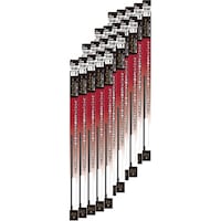 アクアドリーム ワイパー替えゴム トーナメントワイパー撥水コート用 (ゴム幅:6mm 長さ:500mm) 2箱/20本セット