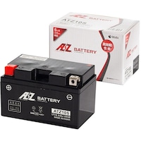 AZ BATTERY ATZ10SC シールド型 バイク用バッテリー 液入り充電済み