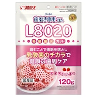 マルカン ゴン太の歯磨き専用ガム L8020乳酸菌入り カット いちごミルク味 120g