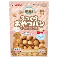 マルカン BAKED ふっくらおやつパン いちごミルク味 120g