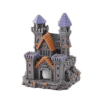 ペットライブラリー aquaneru アクアリウムオーナメント 3Dブロック城