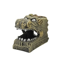 ペットライブラリー aquaneru アクアリウムオーナメント 蛇の石像