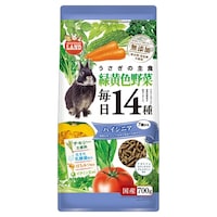 マルカン うさぎの毎日14種 緑黄色野菜 ハイシニア 700g