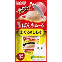いなばペットフード いなば 贅沢ぽんちゅーる まぐろ&しらす 35g×2P