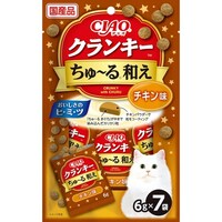 いなばペットフード CIAOクランキー ちゅーる和え チキン味 7P