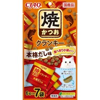 いなばペットフード CIAO 焼かつおクランキー 本格だし味 6g×7P