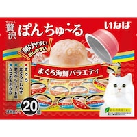 いなばペットフード いなば 贅沢ぽんちゅーる まぐろ海鮮バラエティ 35g×20P