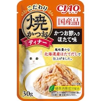 いなばペットフード CIAO こだわり焼かつおディナー かつお節入り ほたて味 30g