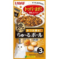 いなばペットフード 焼かつおちゅーるボール かつお節味 10g×3P