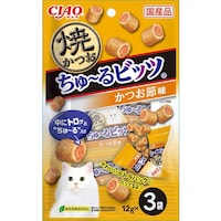 いなばペットフード CIAO 焼かつおちゅーるビッツ かつお節味 12g×3袋