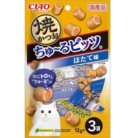 いなばペットフード CIAO 焼かつおちゅーるビッツ ほたて味 12g×3袋