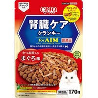 いなばペットフード CIAO 腎臓ケアクランキー かつお節入り まぐろ味 170g