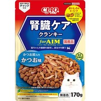 いなばペットフード CIAO 腎臓ケアクランキー かつお節入り かつお味 170g