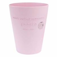 八幡化成 ゴミ箱 ポエジー 10L フタなし 丸型 ピンク ※2個以上から注文可能(販売価格は1個単位の価格)