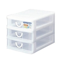 サンコープラスチック レターケース 幅18.2×奥行26.5×高さ19cm A5 3段 浅型 収納ケース ※3個以上から注文可能(販売価格は1個単位の価格)